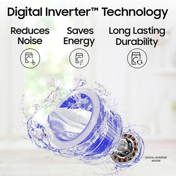 Samsung 8 kg, 5 star, Eco Bubble Technology - Image 3